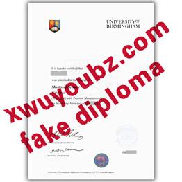 英国文凭伯明翰大学毕业证书
